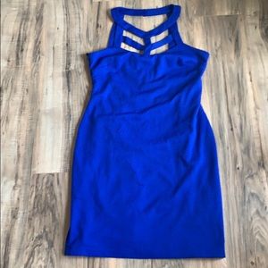 Royal Blue Bisou Bisou Bodycon Dress